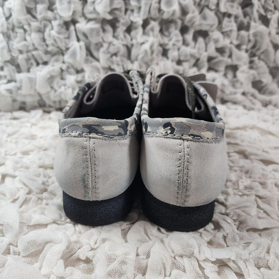 クラークス ワラビー エボ レザー スエード 迷彩コンビ シューズ