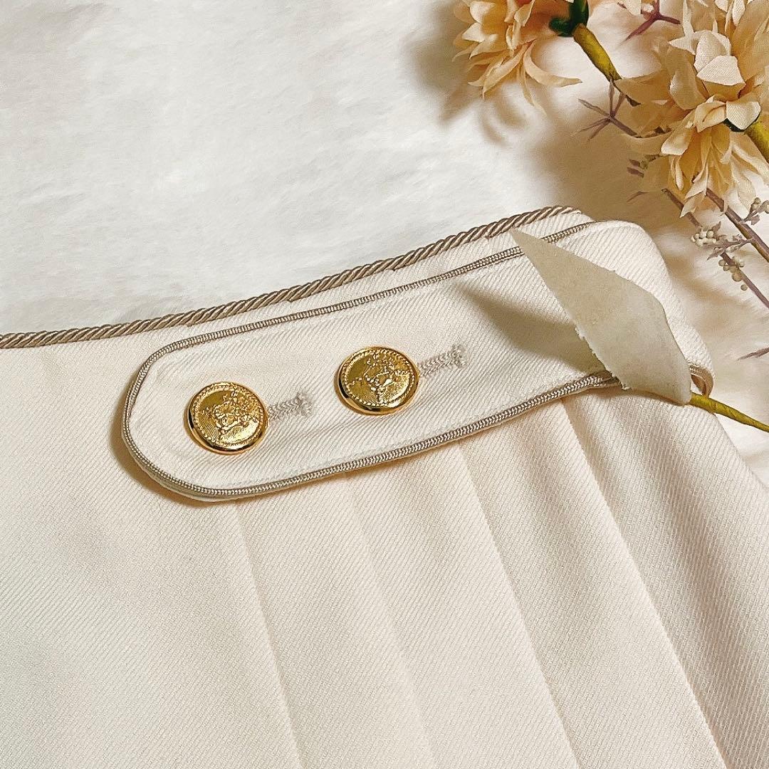 【極美品】iDea Luce イデアルーチェ　クラシカル金ボタンロングスカート