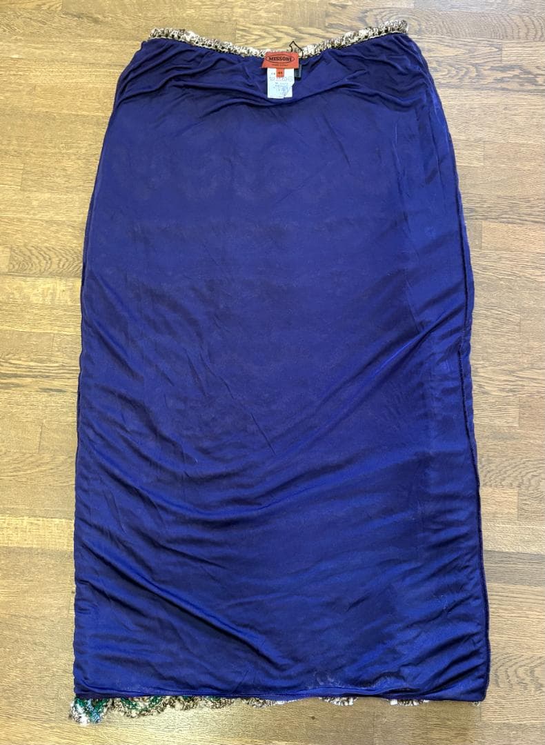 MISSONI ミッソーニ マルチカラー ニットスカート 総柄 イタリア製