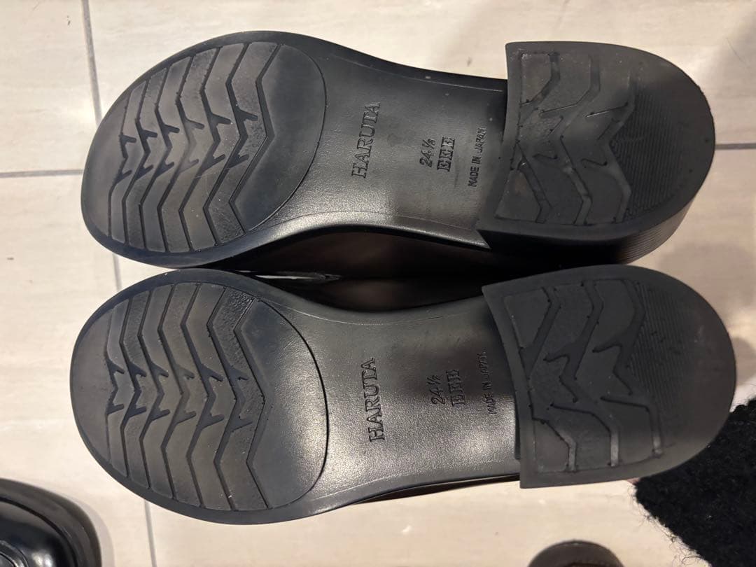 siiilon 星降る猫　ダークブラウンローファー