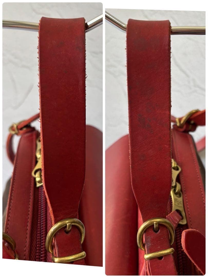 【美品/定価12万】イルビゾンテ キャンディ―リュック 本革 レディース