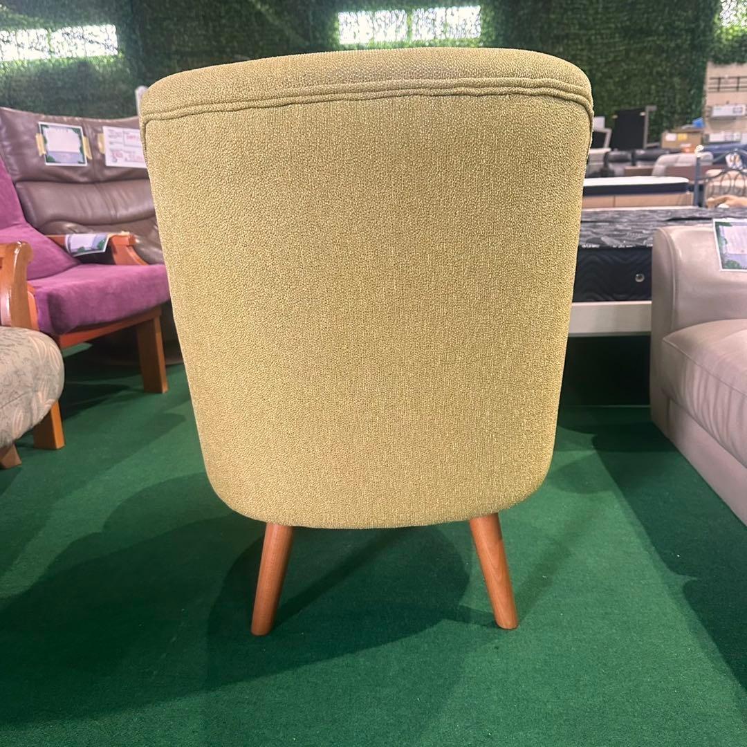 unico ラウンジチェア PUUK イエロー オットマン 椅子 家具 C001