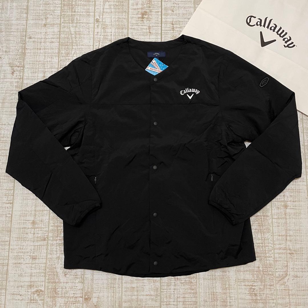 新品 キャロウェイ 長袖ブルゾン 中綿 ノーカラー ブラック Mサイズ