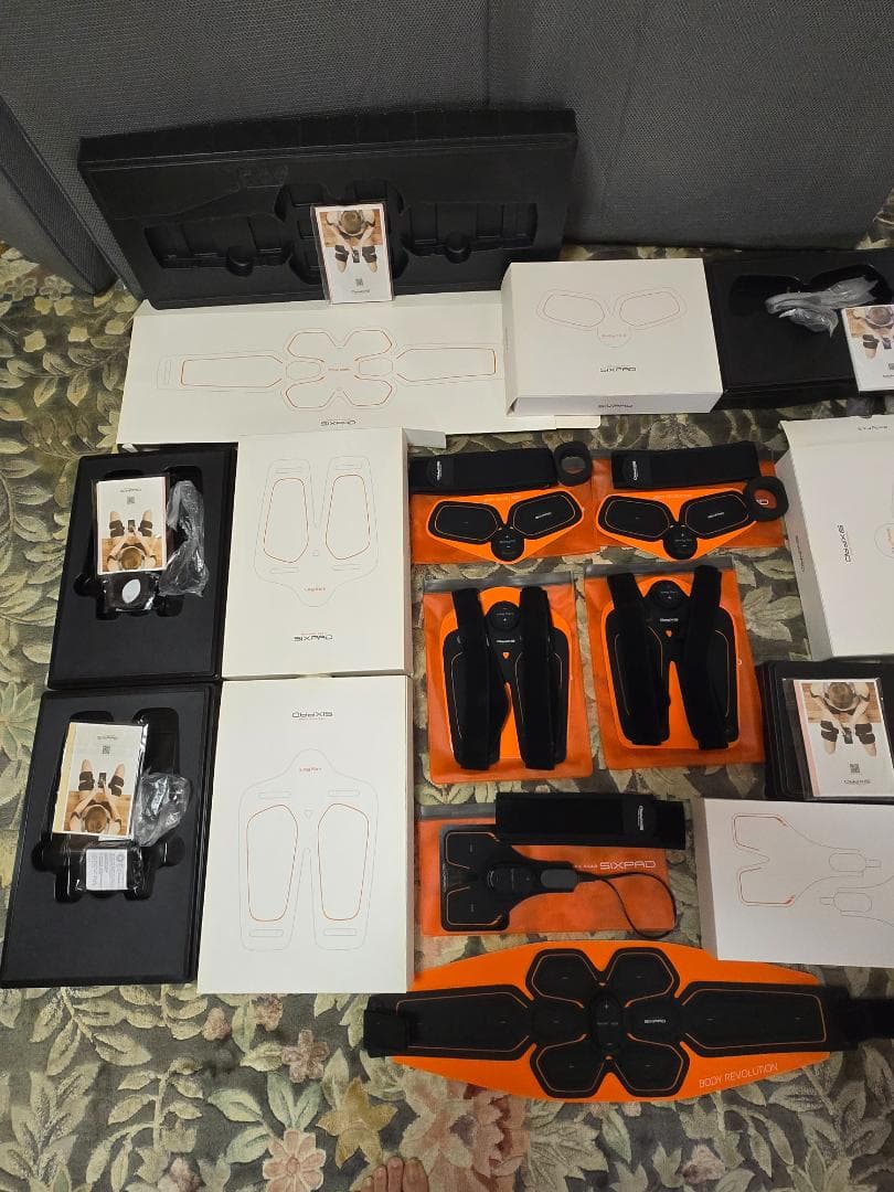 シックスパッド&ジェルパッド　腹　腕　脚