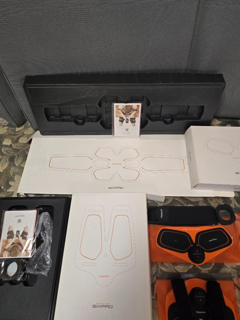 シックスパッド&ジェルパッド　腹　腕　脚