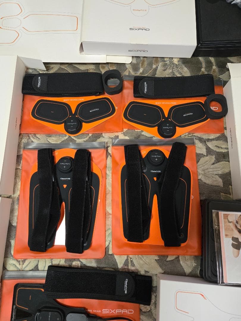 シックスパッド&ジェルパッド　腹　腕　脚