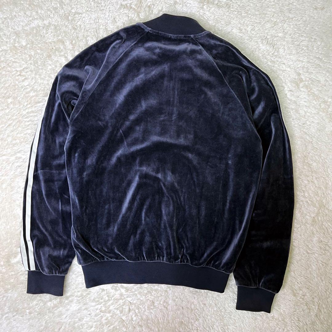 adidasアディダスベロアトラックジャケットダークネイビーM AY9222