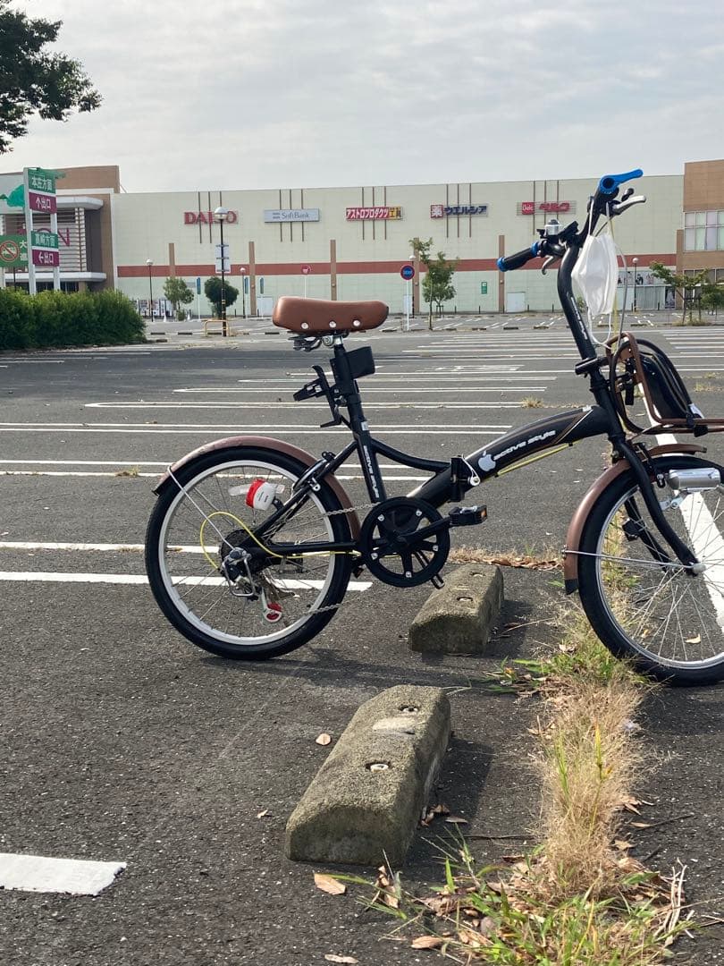 個人、折りたたみ自転車「active style. appleステッカー取説付き