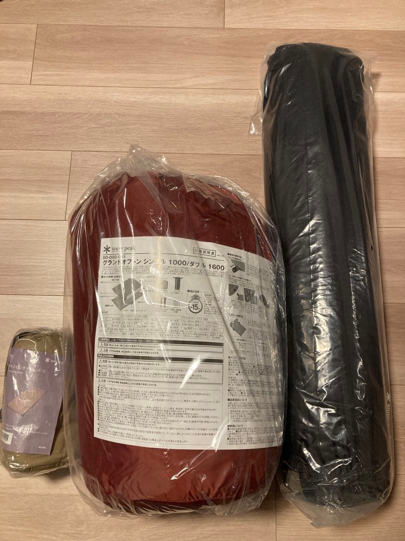 新品未使用　スノーピーク グランドシートシングル 1000 ＋　マット