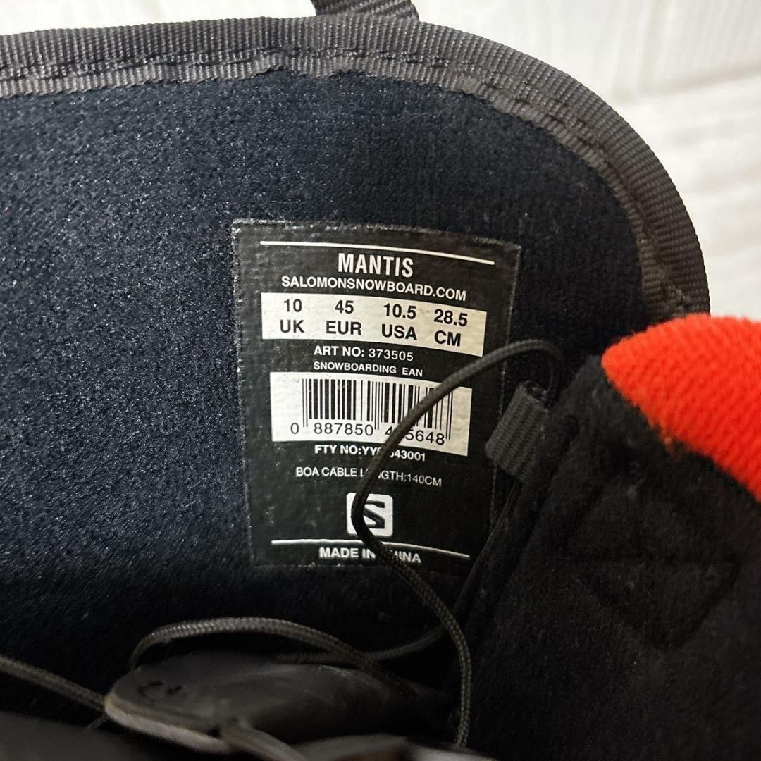 SALOMON MANTIS BOA 28.5cm スノーボードブーツ サロモン