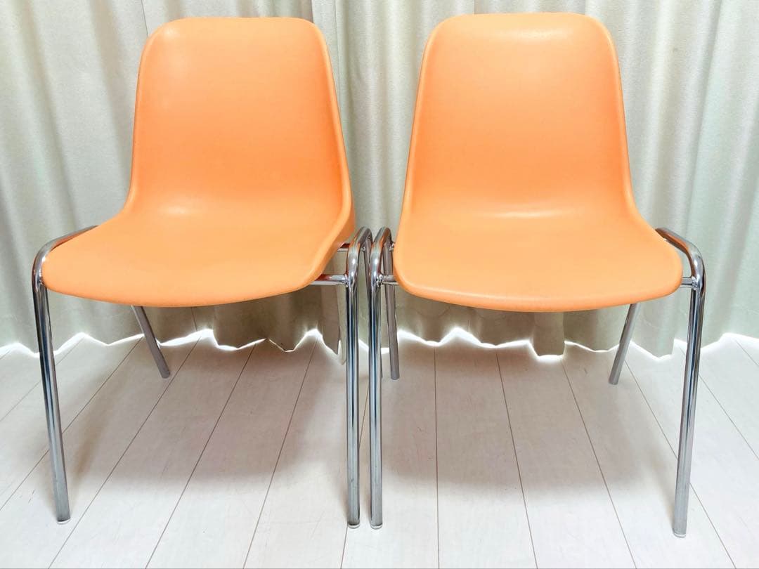 ⑤MOD ELENAモッドエレナ スタッキングチェア 2脚　イタリア　インテリア