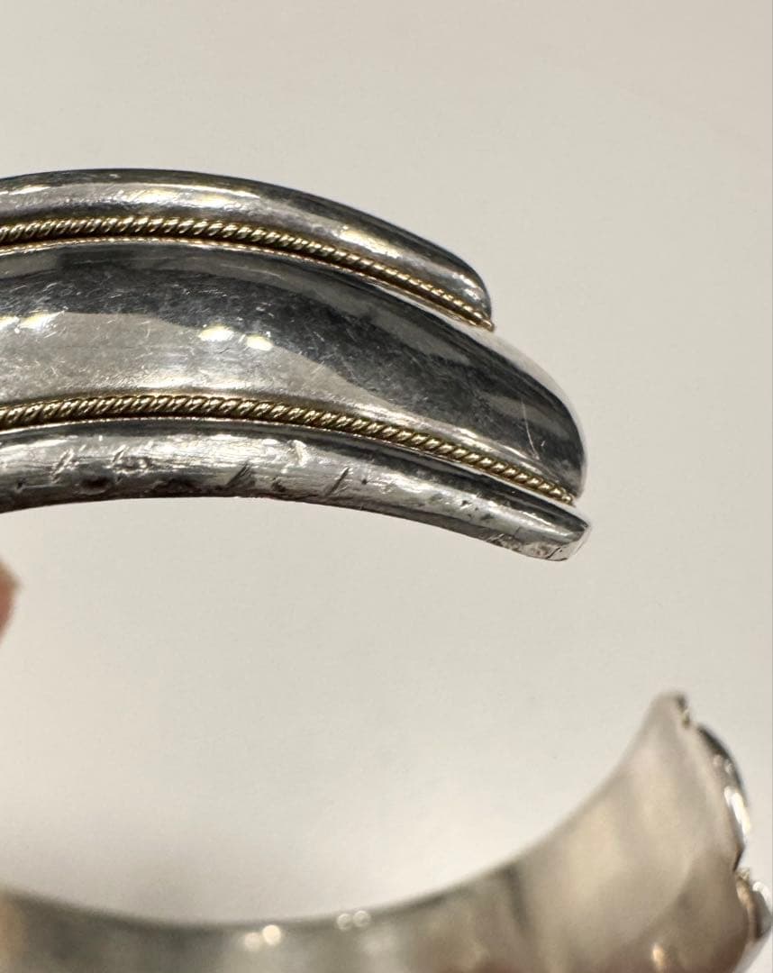 Tiffany ティファニー ツイストロープラインバングル シルバー925K18