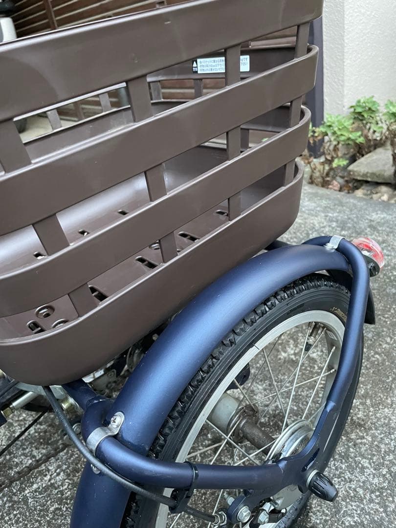 新品未使用✩ブリヂストン 電動アシスト三輪自転車ラクットワゴン サファイアブルー