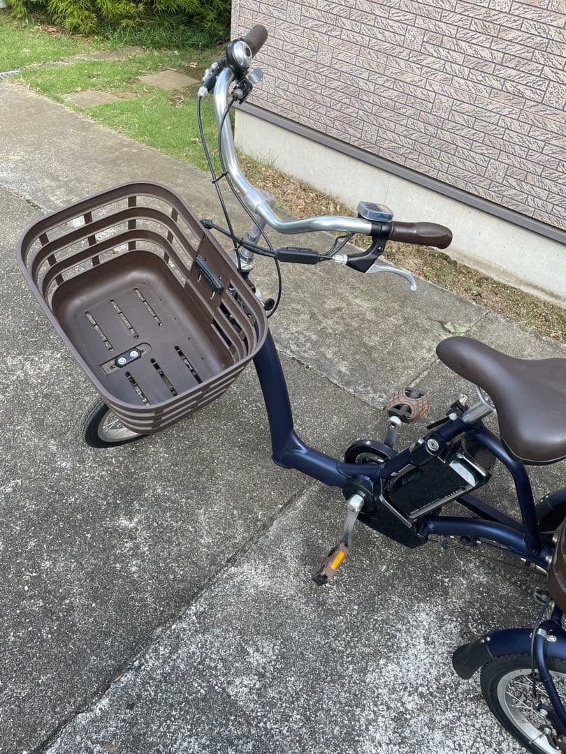 新品未使用✩ブリヂストン 電動アシスト三輪自転車ラクットワゴン サファイアブルー