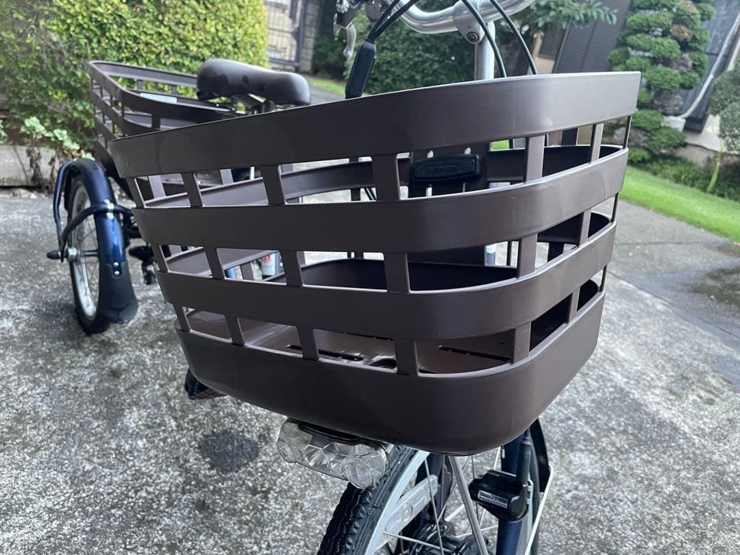 新品未使用✩ブリヂストン 電動アシスト三輪自転車ラクットワゴン サファイアブルー