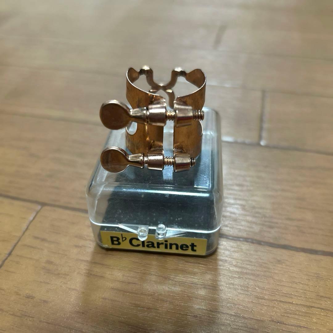 B♭クラリネットリガチャー ピンクゴールド ハリソン