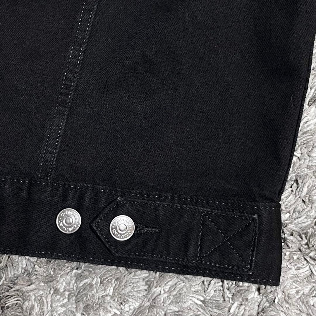  カルバンクライン ブラック デニムジャケット Lサイズ