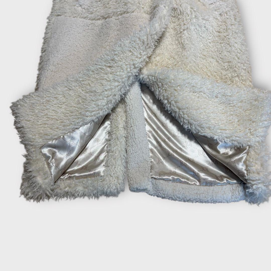 ダーリッチ Darich ミックスボアコクーンコート ロング テディベア