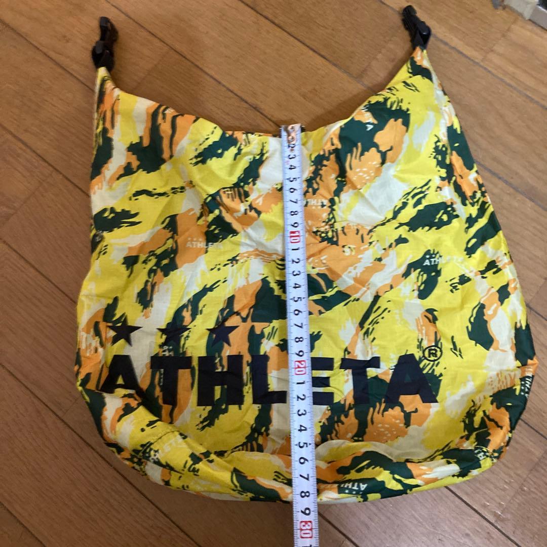 ATHLETA 迷彩柄 トートバッグ 約30cm x 40cm ガバッと開く口