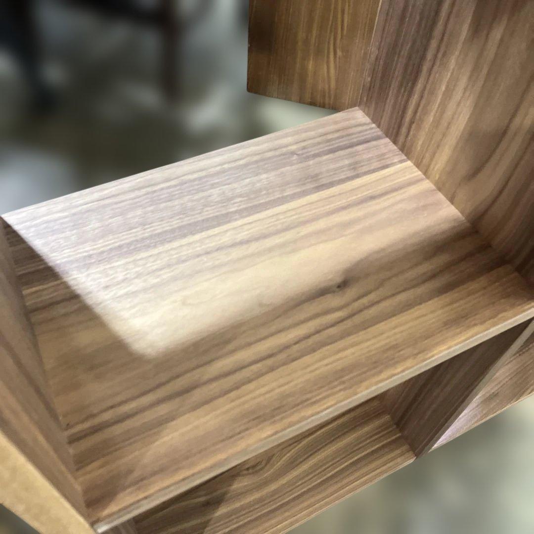 【無印良品】◆スタッキングシェルフ◇ウォールナット◆極美品◇