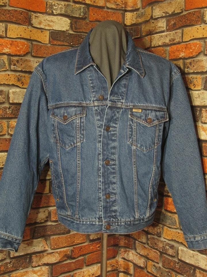 リーバイス デニムジャケット XLサイズ42 虎 親子 裏ブランケット 松岡佳博