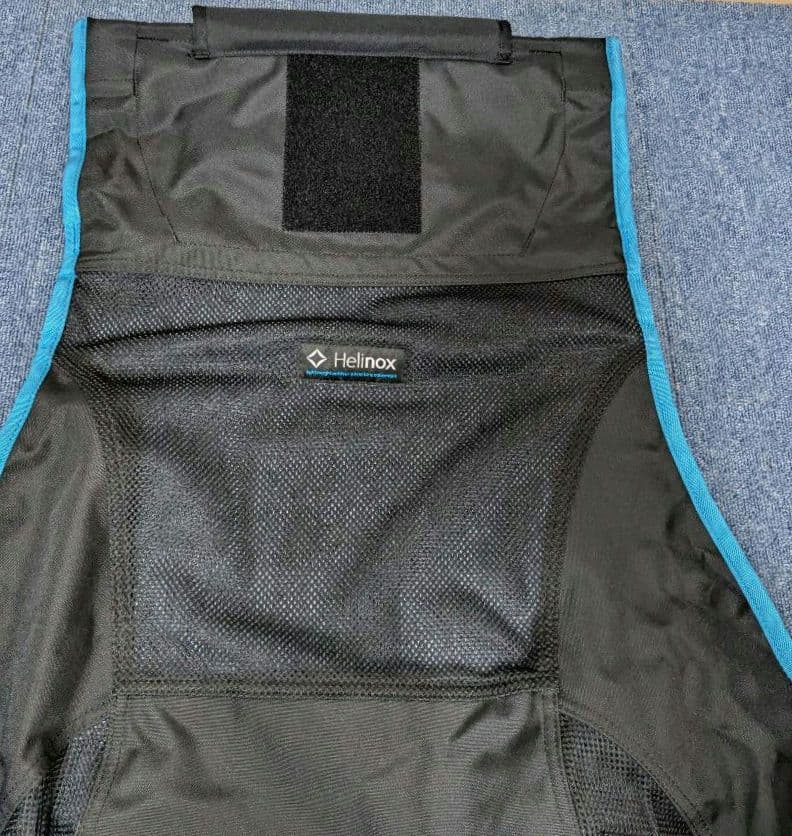 美品 Helinox ヘリノックス サンセットチェア ブルー ブラック