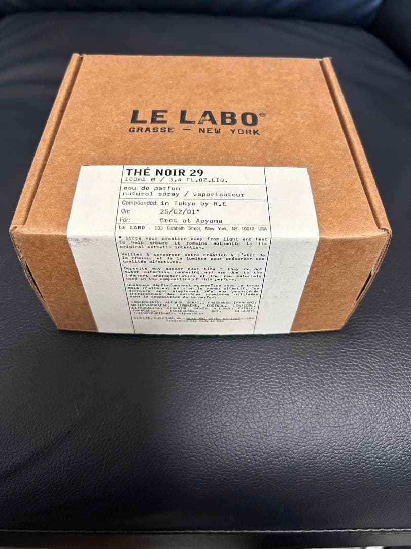 ルラボ　テノワール　29 100ml 香水　LELABO