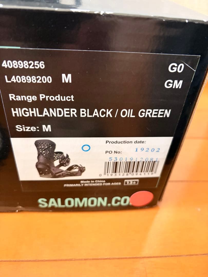 SALOMON HIGHLANDER サロモン　ハイランダー　ビンディング　M