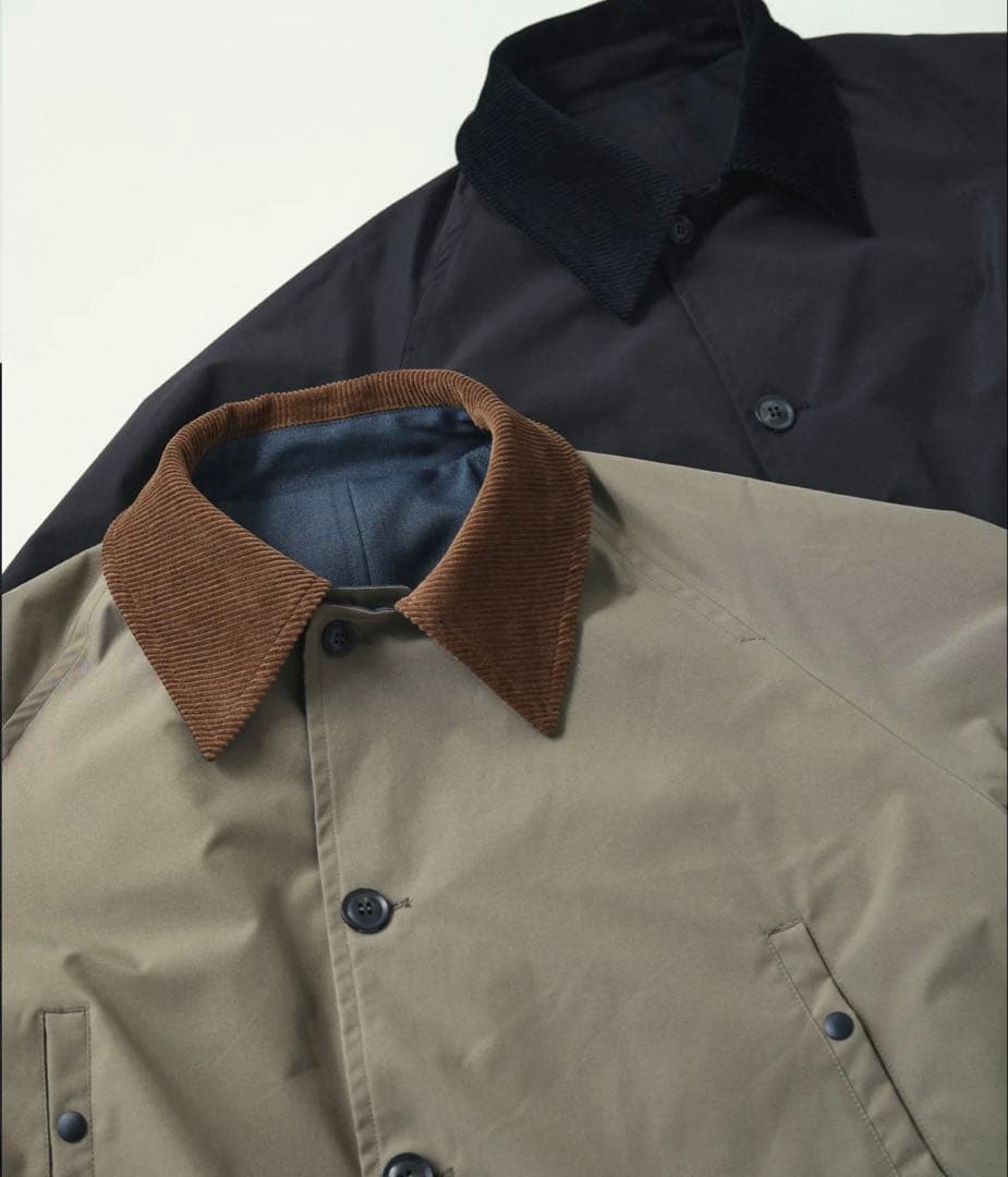 ま*と様 sacai出身デザイナーRHYTHR リバーシブルサテンコート 黒