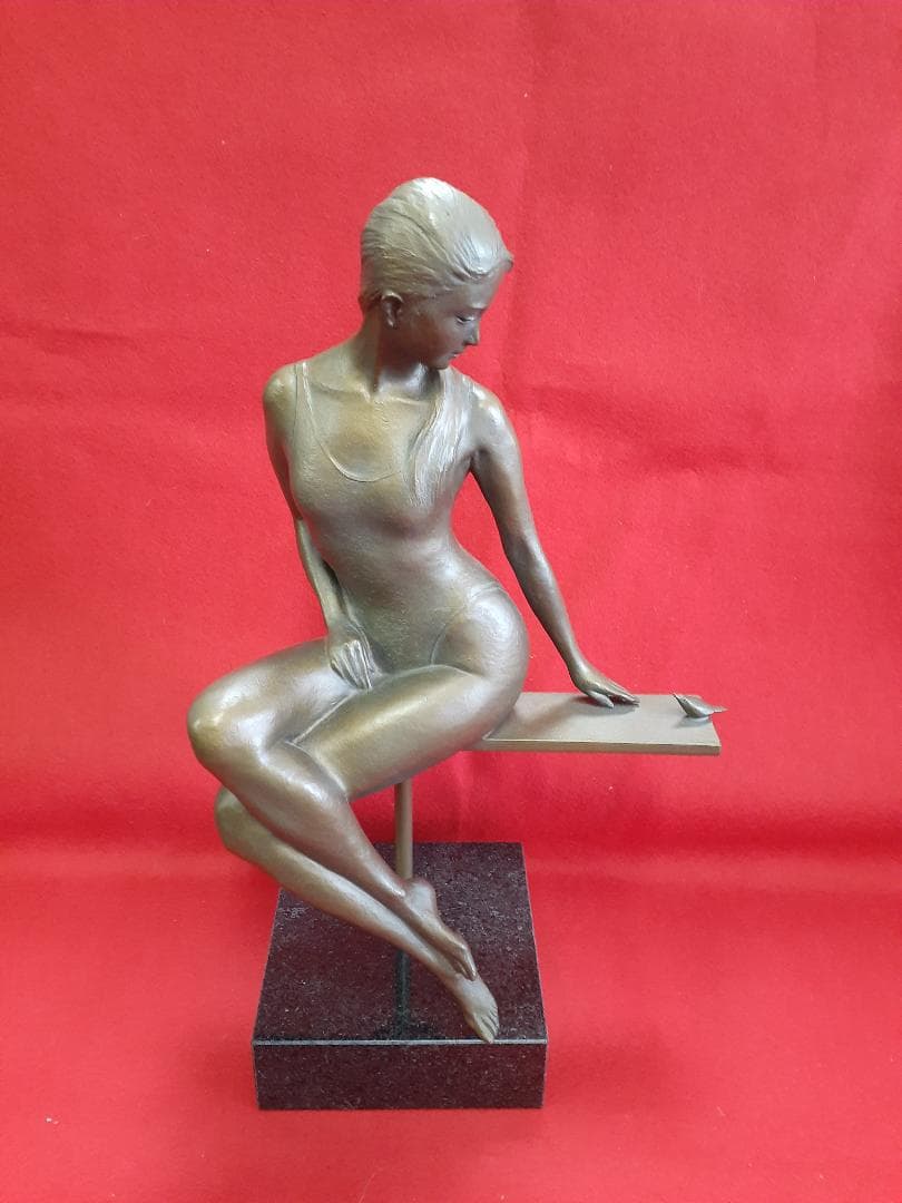 ブロンズ像「透明の時」大道寺光弘（20231201－07）