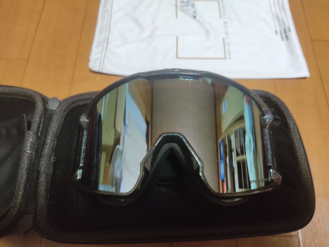 オークリー ラインマイナー L カスタム 極美品 ゴーグル スノーボード スキー