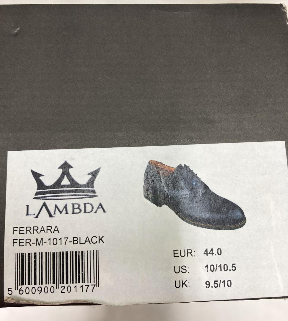 ラムダ LAMBDA　メンズ ゴルフシューズ EUR44（28.5㎝）ブラック