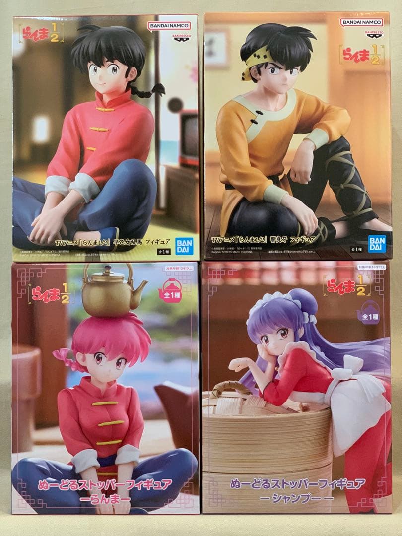 らんま1/2 フィギュア 2種 ぬーどるストッパーフィギュア 2種 - メルカリ