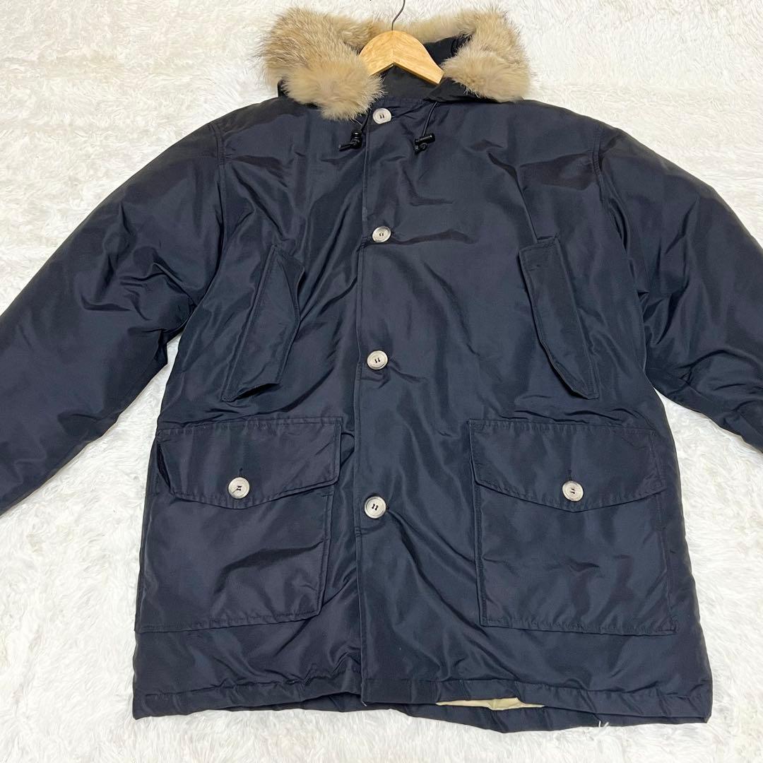 80s アークティックパーカー ダウンジャケット　モッズコート USA製　L
