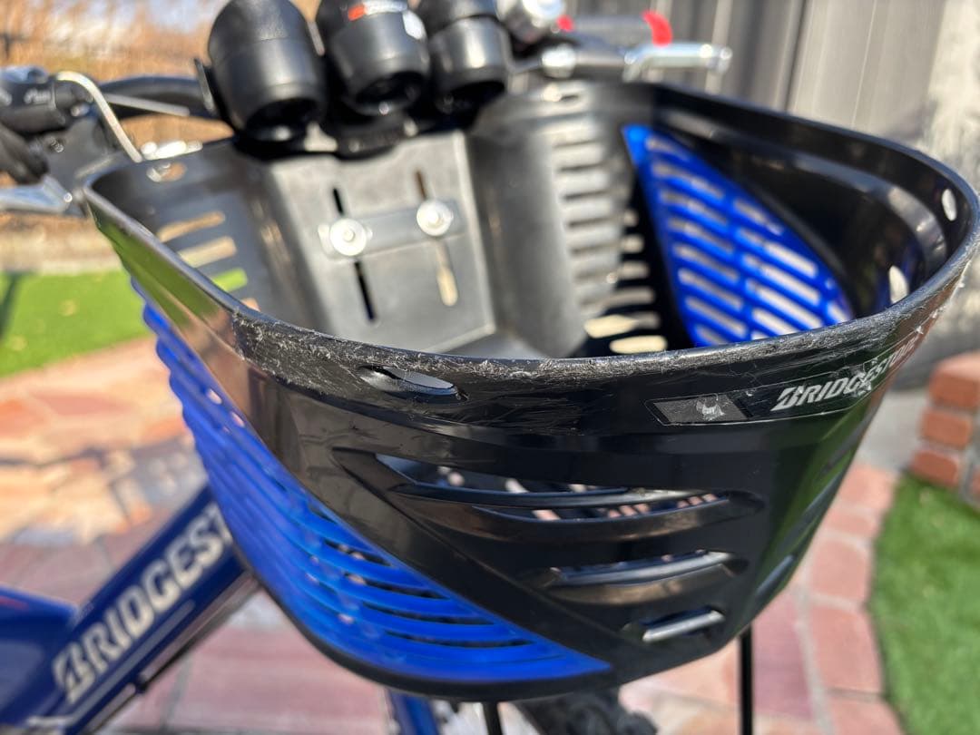 直接受け渡し限定　BRIDGESTONE24インチ　キッズサイクル青