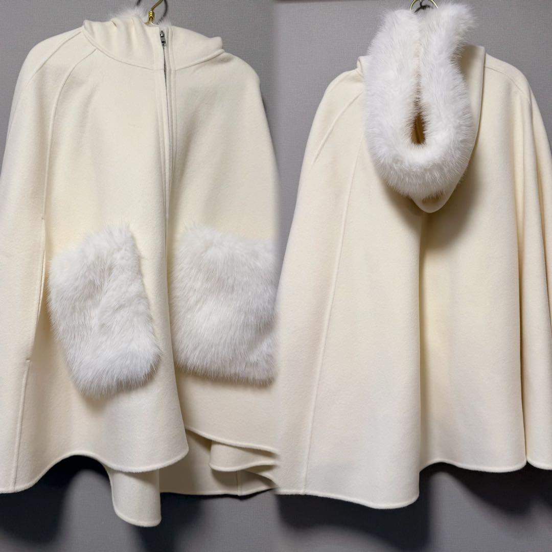 eimy istoire ファーポケットマントコート