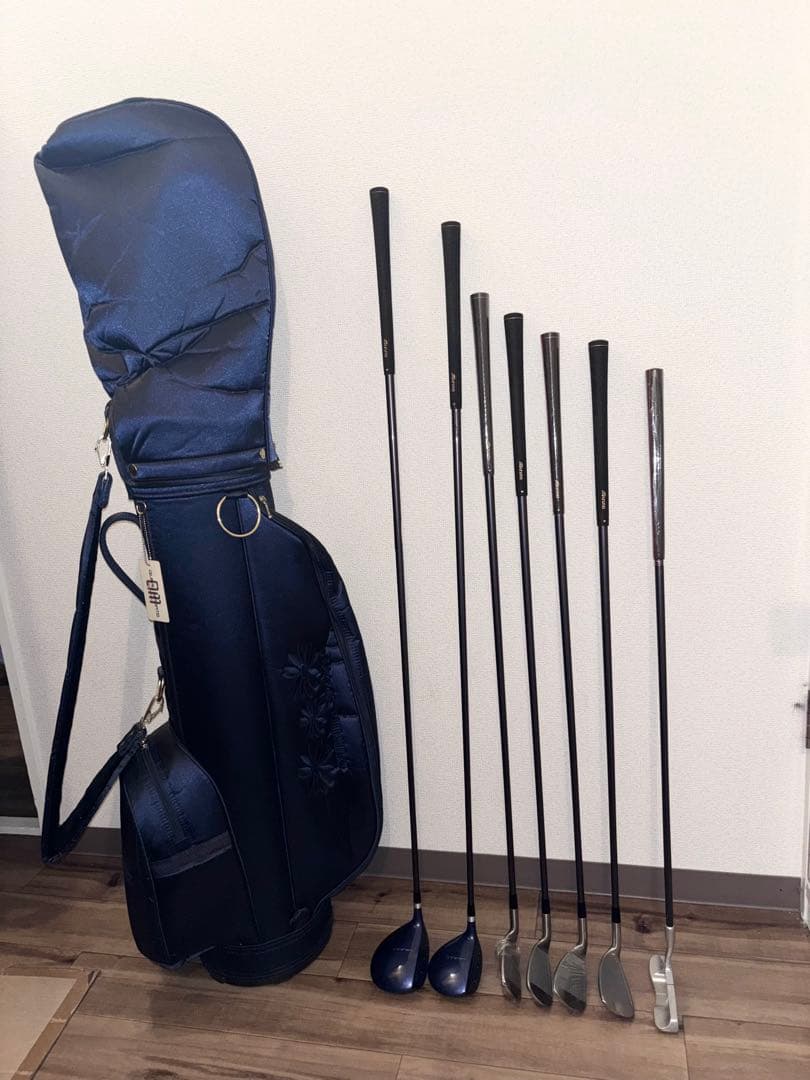 【美品】ミズノ efil レディースゴルフクラブセット 7本 フレックスL