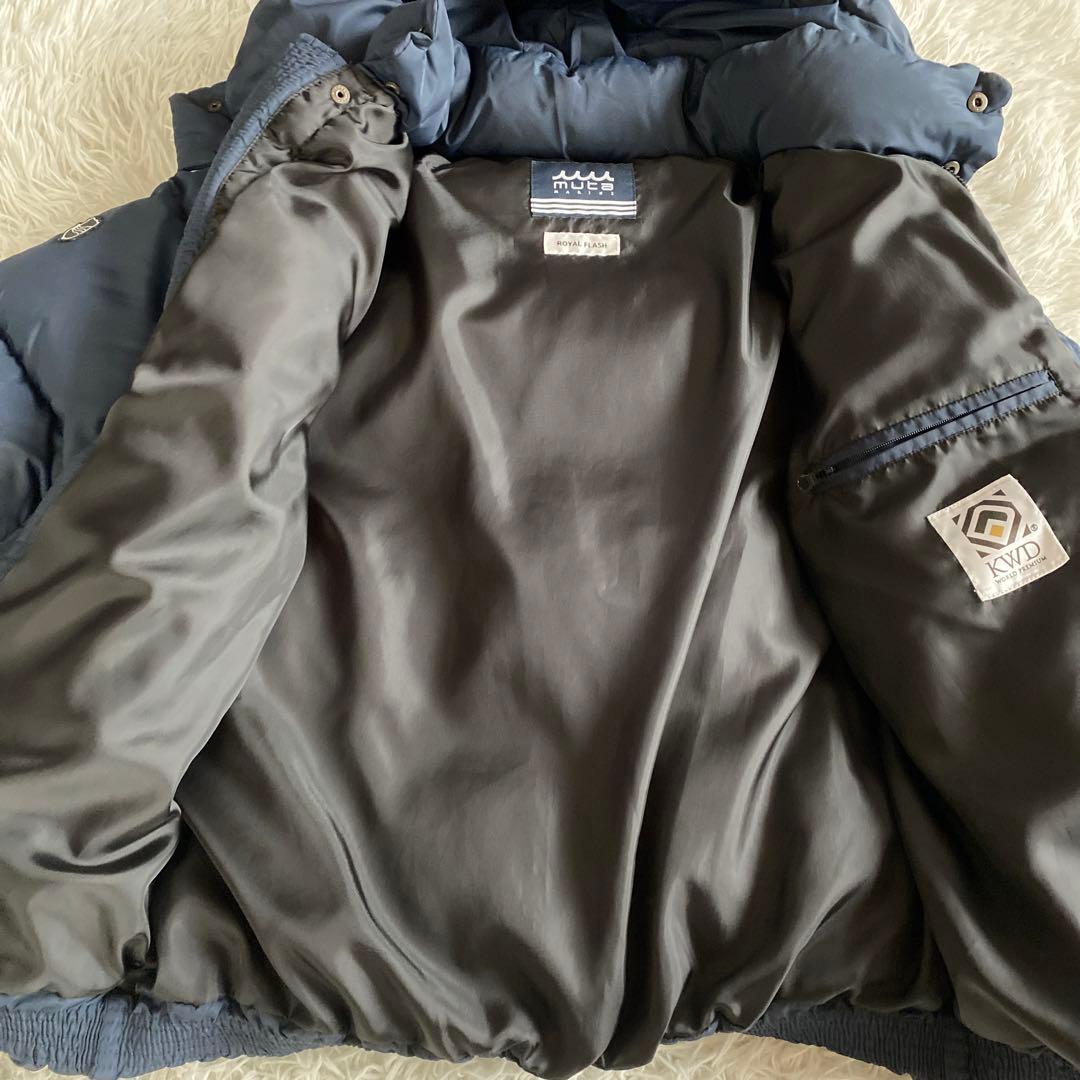 激レア ムータMUTA Royal Flash コラボ ダウン 最高級 ネイビー - メルカリ