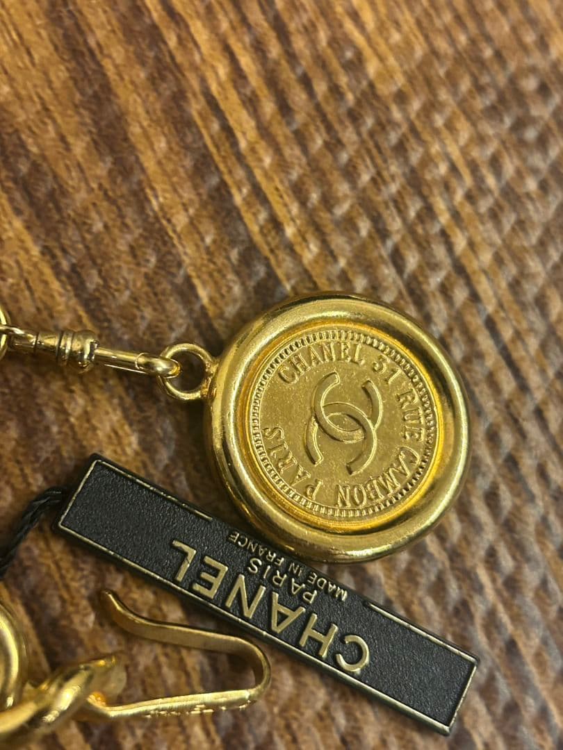 美品 CHANEL ヴィンテージ チェーンベルト ゴールド 　プルミエール