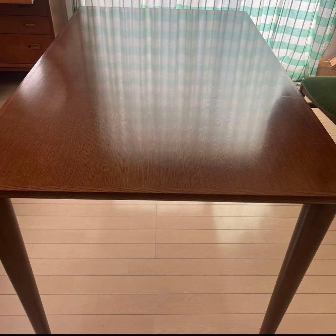 引き取り可☆カリモク60 幅130 ダイニングテーブル ウォールナット