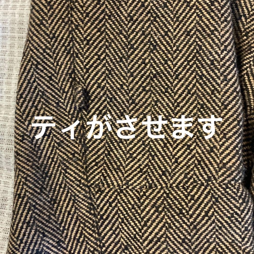 ジャックバニー　千鳥茶系ツイードパンツ2サイズ