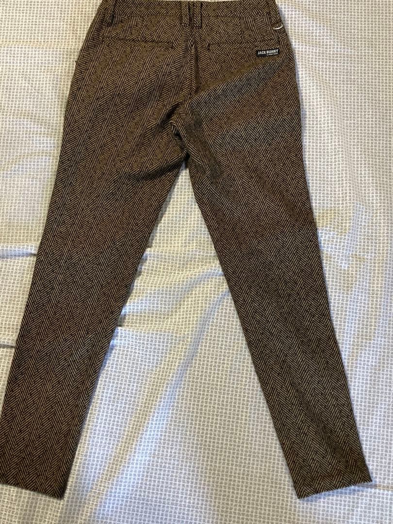ジャックバニー　千鳥茶系ツイードパンツ2サイズ