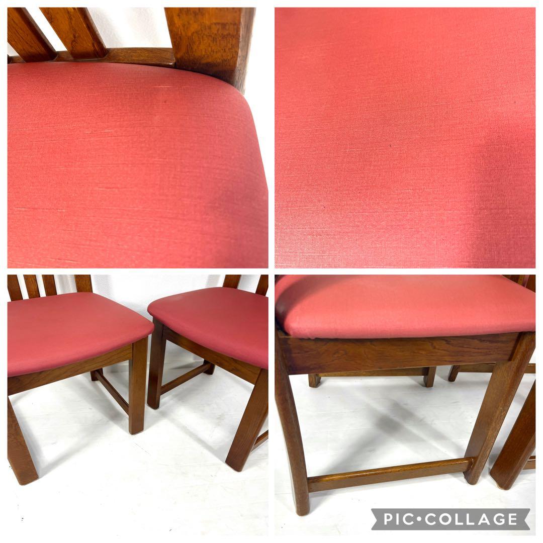 【送料無料】カリモク ダイニングチェア レザー張り　2脚セットA