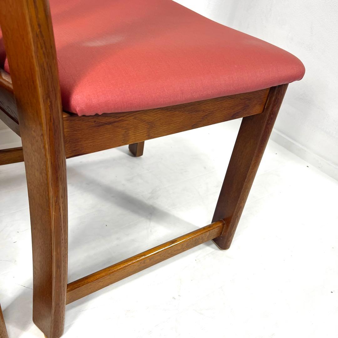 【送料無料】カリモク ダイニングチェア レザー張り　2脚セットA