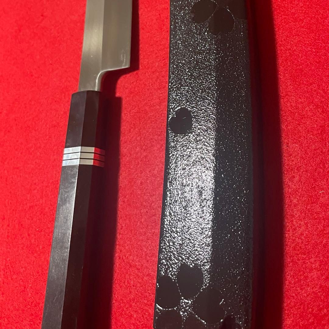夜桜 鬼反り 切付柳刃 本焼き 高級 - メルカリ