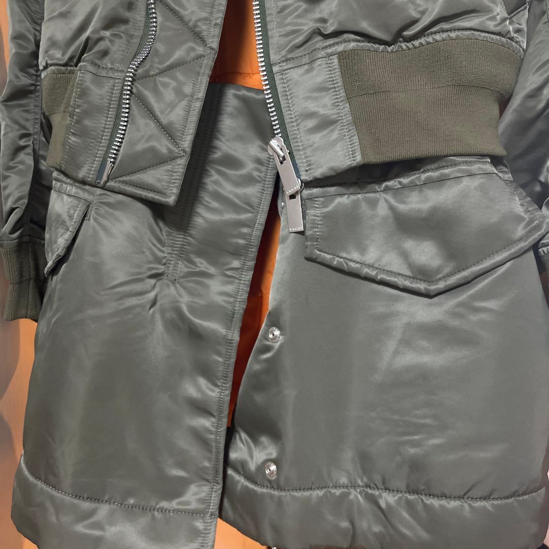 ☆お値下げ☆ sacai MA-1 ドッキングコート - メルカリ