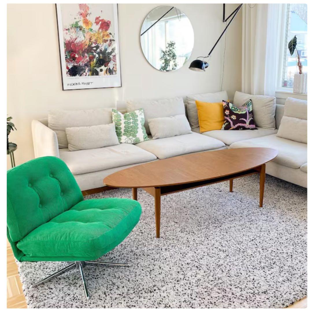 【《新品★未開封》】イケア 椅子 ディヴリンゲ ソファ 回転パーソナルチェア