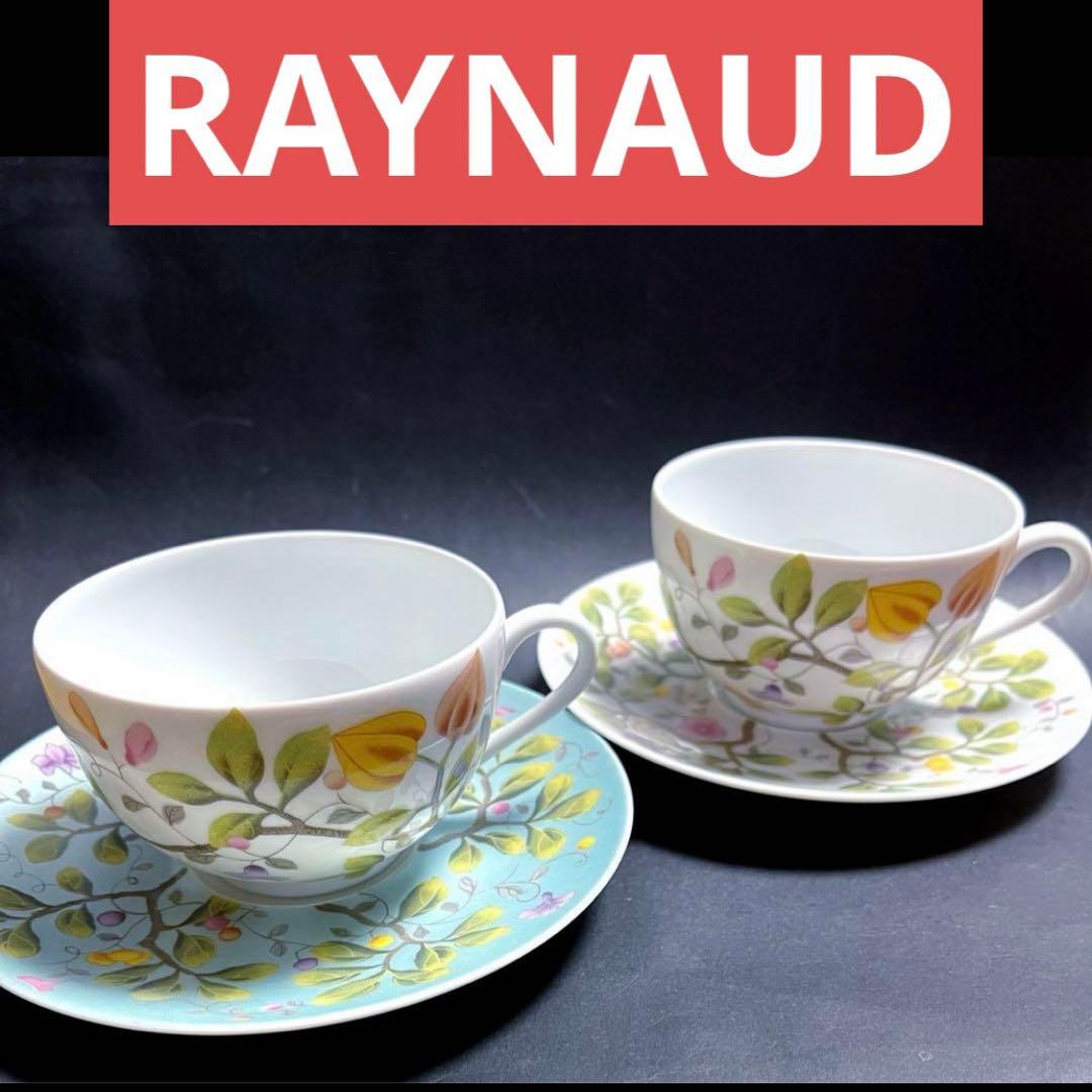 希少】レイノー リモージュ パラダイス カップ&ソーサー 2客 RAYNAUD