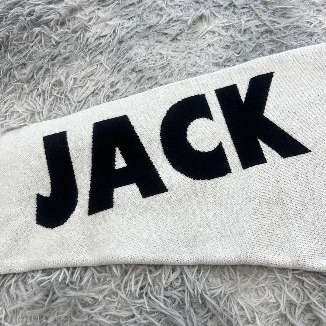 新品　ジャックバニー　ニット　セーター　クルーネック　ホワイト　サイズ6