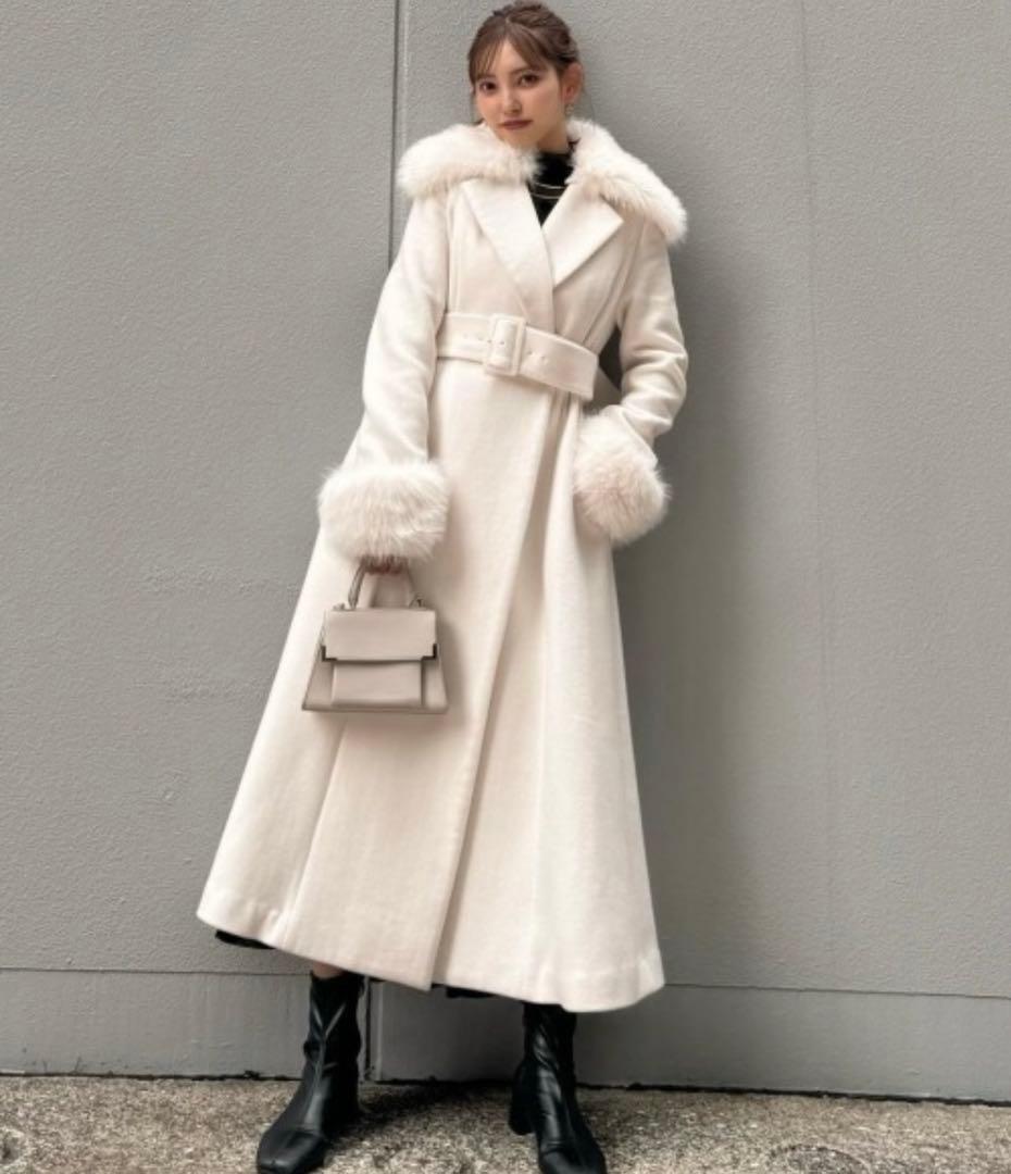 rienda リエンダ ウエストフィットエレガントマルチコート ロング